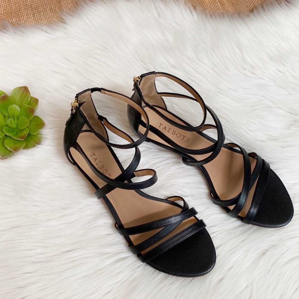 Talbots Dark Blue Strap Sandals